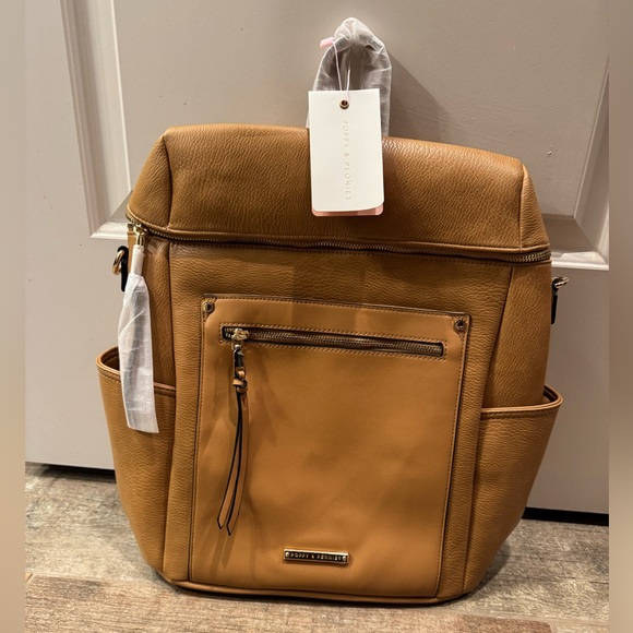 Poppy & Peonies Commuter Backpack - Picture 5 of 8